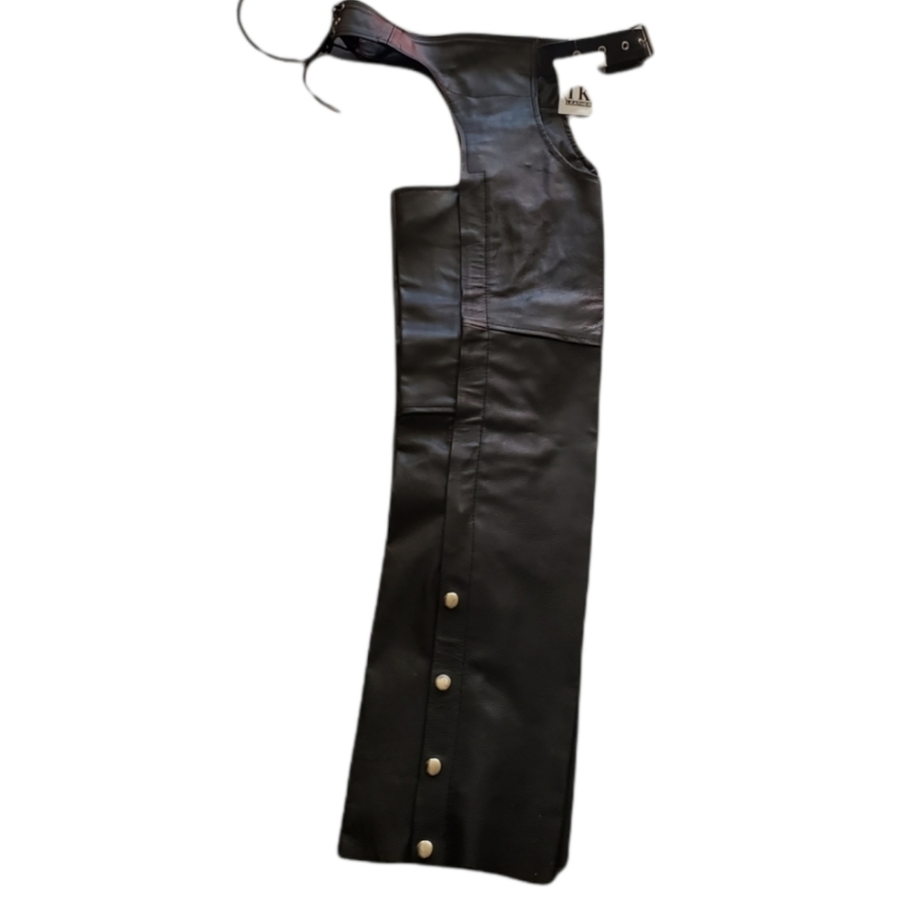 LADIES IK LEATHER MOTORCYCLE CHAPS NWT SZ SMALL